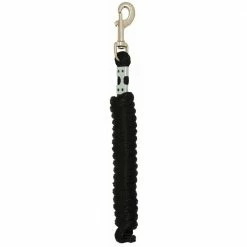 Weaver Leather Livestock Alpaca Poly Lead Rope - Black - 3/8 Inch x 6 Foot - 35-4032-BK - Cow Halters, Leads, & Barn Supplies -Weaver leather Sales 0c6a85a3713907b09561417fb863253f69870791 67531094 67531094 image 35 4032 bk