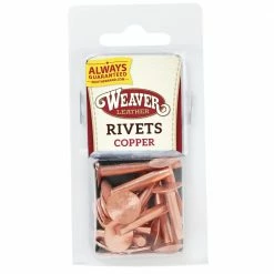 Weaver Leather Assorted Copper Rivets and Burrs - No. 9 - 77-3020