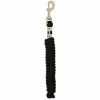 Weaver Leather Livestock Alpaca Poly Lead Rope - Black - 3/8 Inch x 6 Foot - 35-4032-BK - Cow Halters, Leads, & Barn Supplies