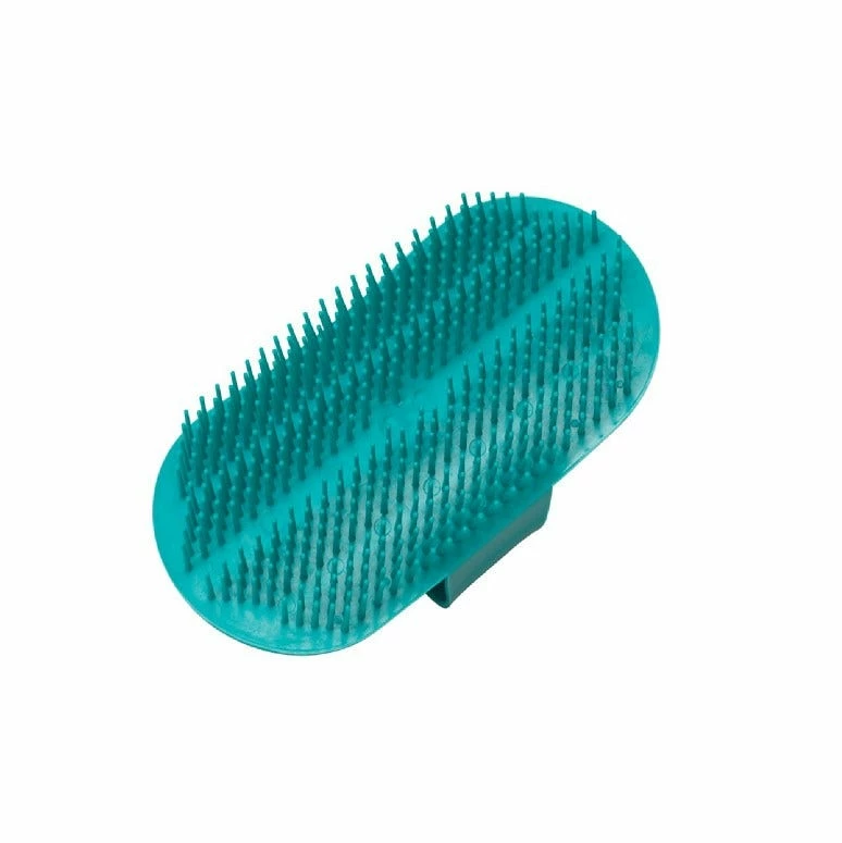 Weaver Leather Massage Brush, Teal 69-6005-TE - Horse Equipment 2 Weaver Leather Massage Brush, Teal 69-6005-TE - Horse Equipment - Image 2