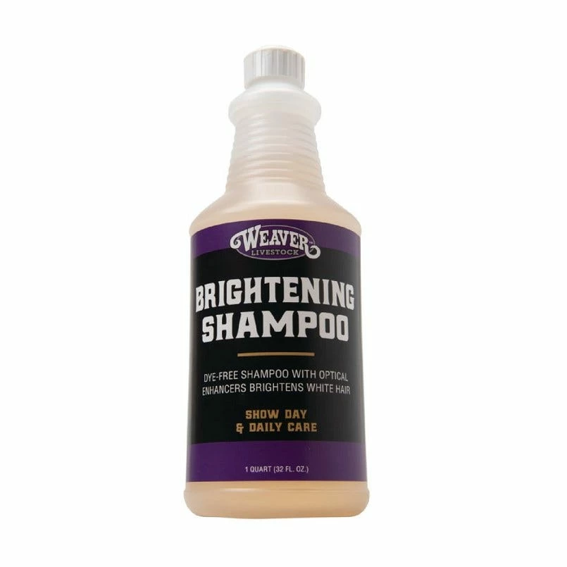 Weaver Leather Livestock Brightening Shampoo - Quart - 69-3510 - Liquids & Aerosols 1 Weaver Leather Livestock Brightening Shampoo - Quart - 69-3510 - Liquids & Aerosols