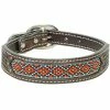 Weaver Leather Beaded Basketweave Dog Collar - 3/4 Inch x 13 Inch - 06-1901-13 - Dog Collars & Leashes