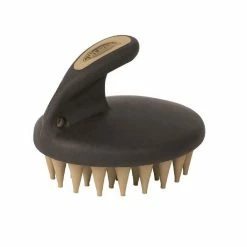 Weaver Leather Palm-Held Coarse Curry with Large Pointed Rubber Bristles Mint/Gray 65-2058-C1 - Horse Equipment