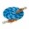 Weaver Leather Poly Roper Rein - Dazzling Blue/Turquoise - 5/8 Inch x 8 Foot - 35-2026-T25 - Livestock Supplies