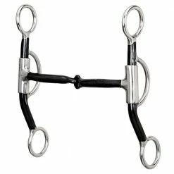 Weaver Leather All Purpose Bit - 5 Inch Sweet Iron Snaffle Mouth with Copper Inlay - CA-4320 - Bits & Curb Straps