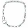 Weaver Leather Livestock Chain Goat Collar with Rubber Grip - 80-1010-24 - Goat Collars & Leads